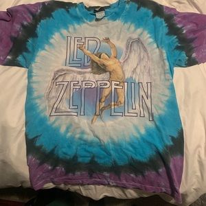 led zeppelin vintage tie dye